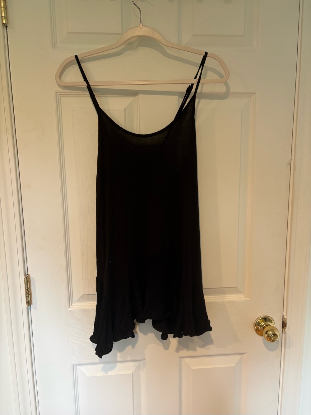 Black & White Spaghetti Strap Swing Tank Top/Undershirt Set